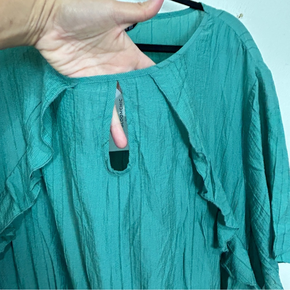 Size 28 Green Maxi DRESS - Picture 6 of 10